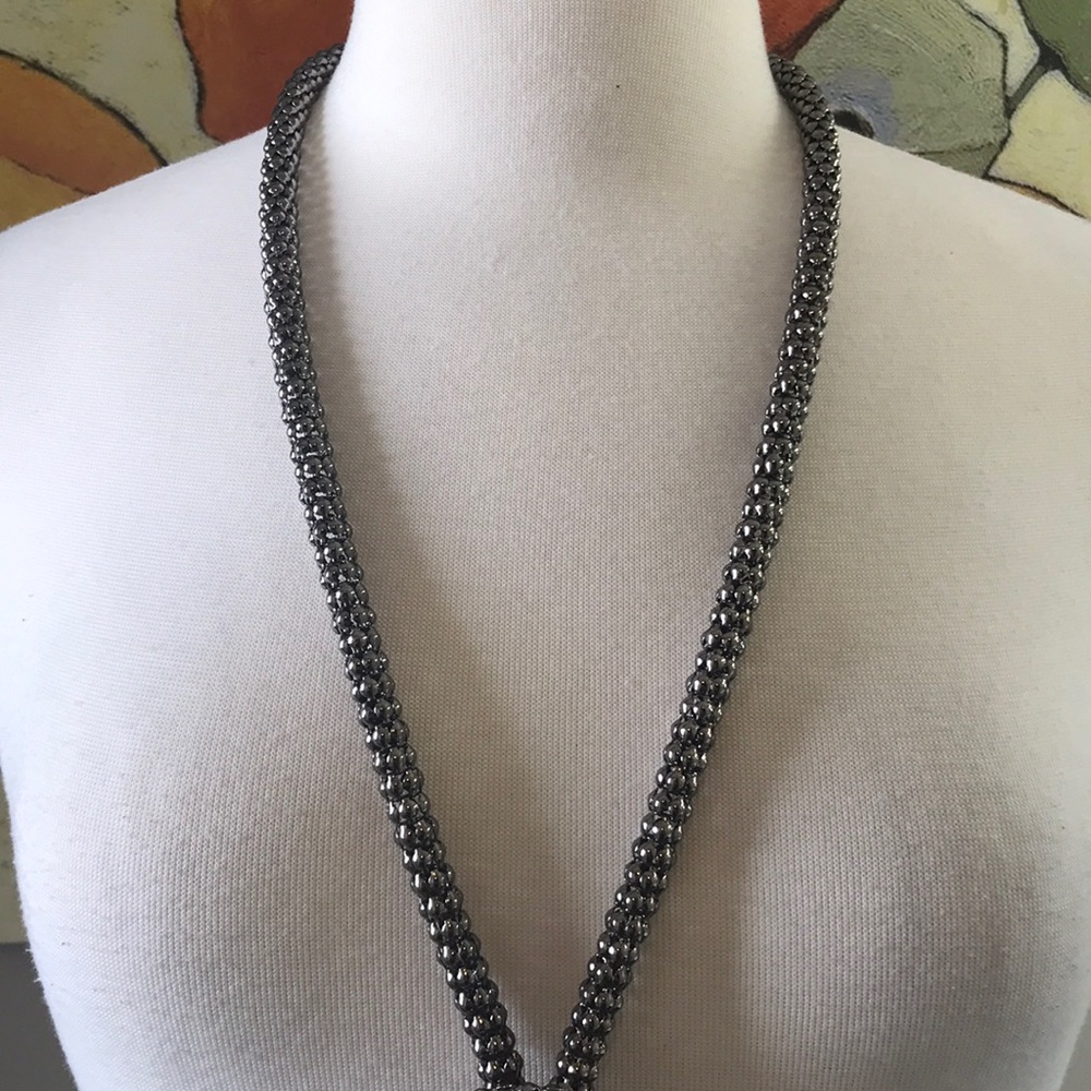 Statement Rope knot necklace - Picture 4 of 6